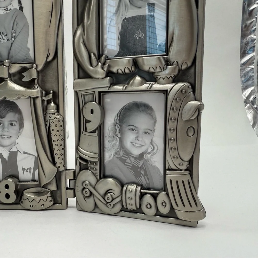 Royal Limited Silver Photo Frame Child Ages 1-9 Vintage NIB NEW